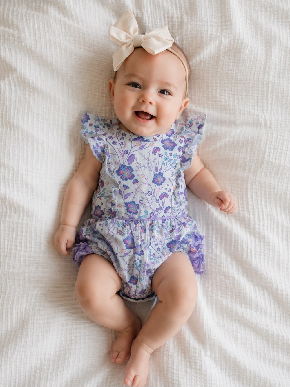 Ruffle Butts| ‘Fairytale Garden’ Baby Romper